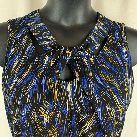 Roz & Ali Twist neck Tank Top , Size XL - Picture 2 of 5